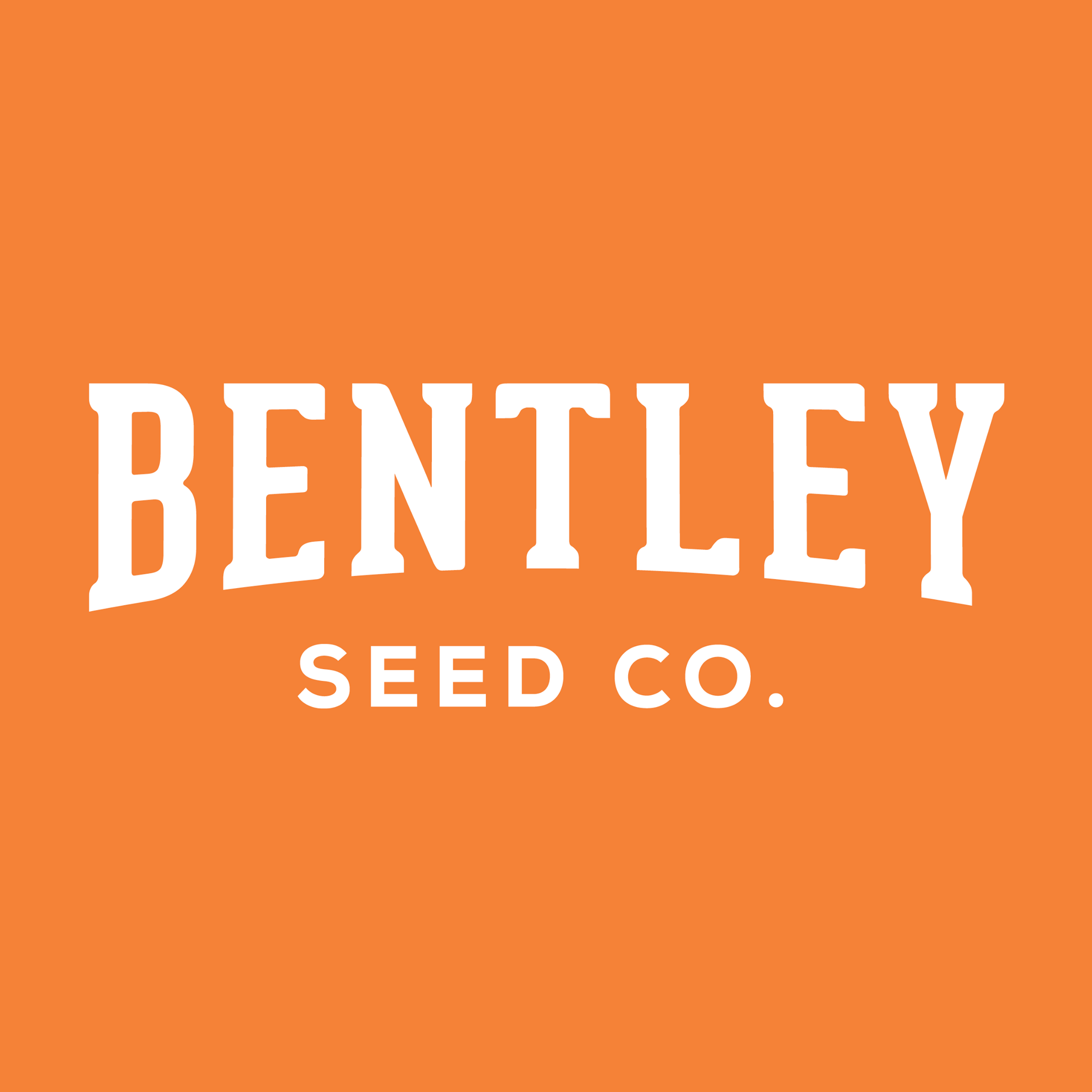 Bentley Seed Co. logo orange